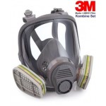 Tam Yüz Maskesi + ABEK1 Filtre Kombine Set 3M 6800 